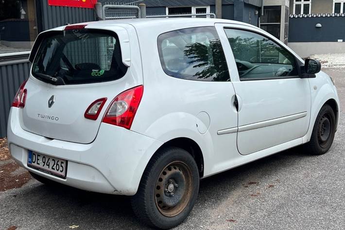 Hvid Renault Twingo fra 2012