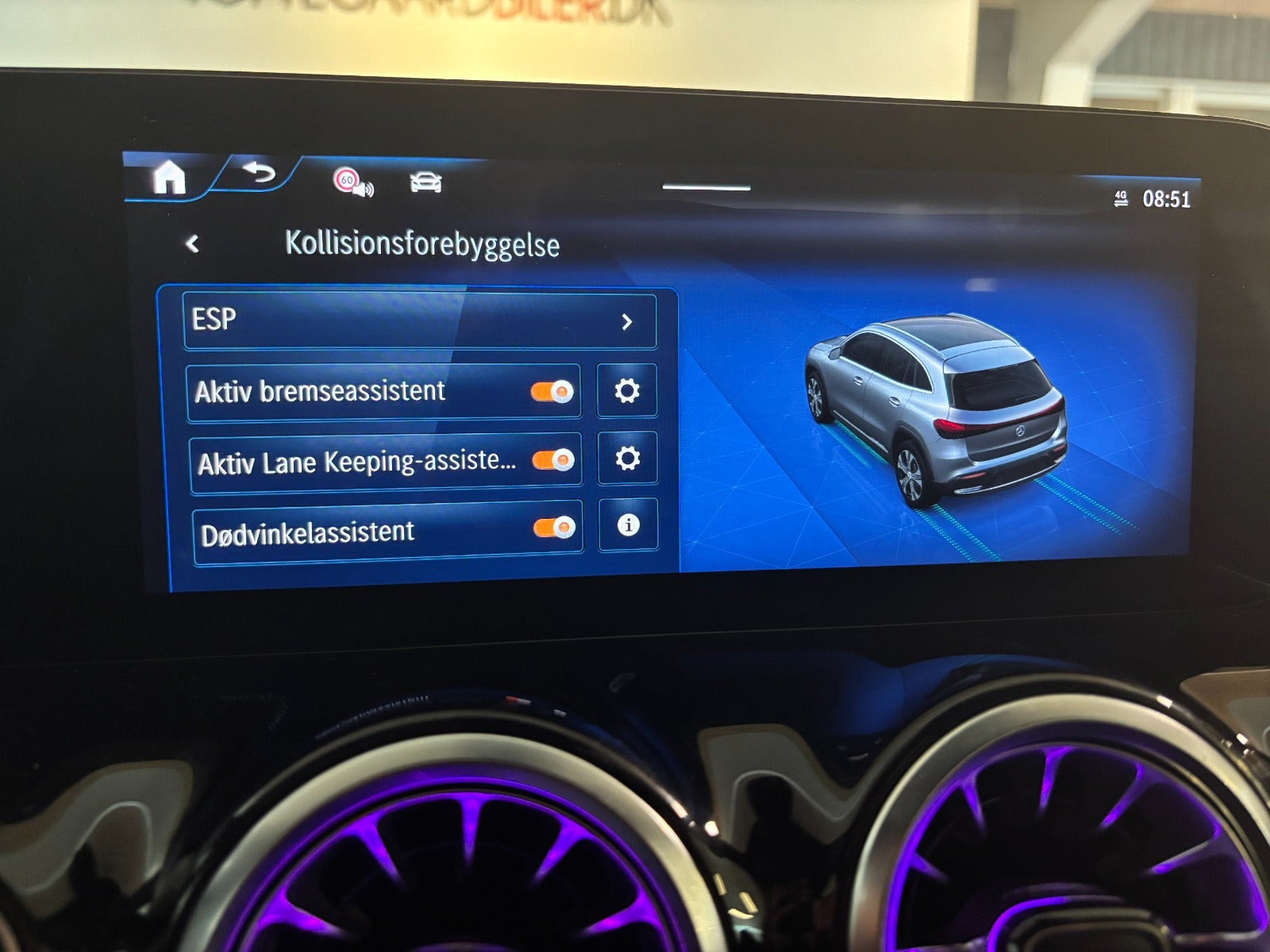 Sort Mercedes EQA250+ fra 2025