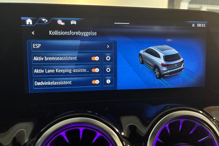 Sort Mercedes EQA250+ fra 2025