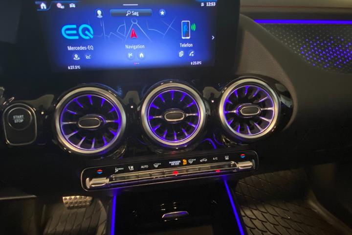 Gul Mercedes EQA250+ fra 2025