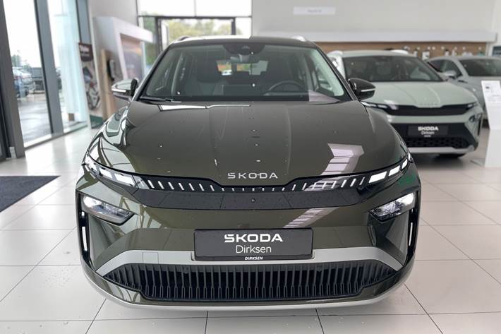 Grøn Skoda Enyaq fra 2026