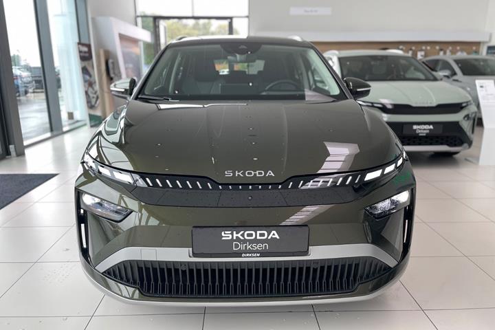 Grøn Skoda Enyaq fra 2026