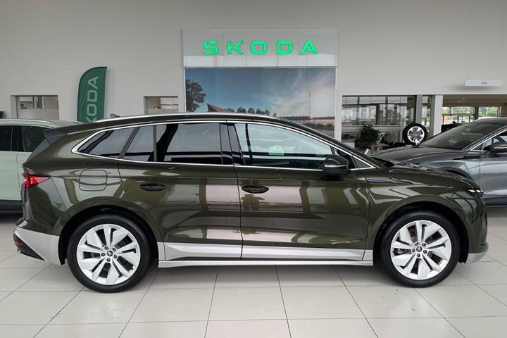 Grøn Skoda Enyaq fra 2026