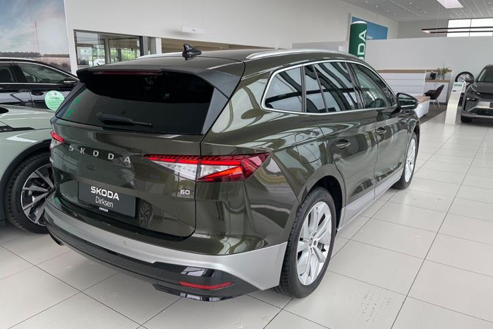 Grøn Skoda Enyaq fra 2026