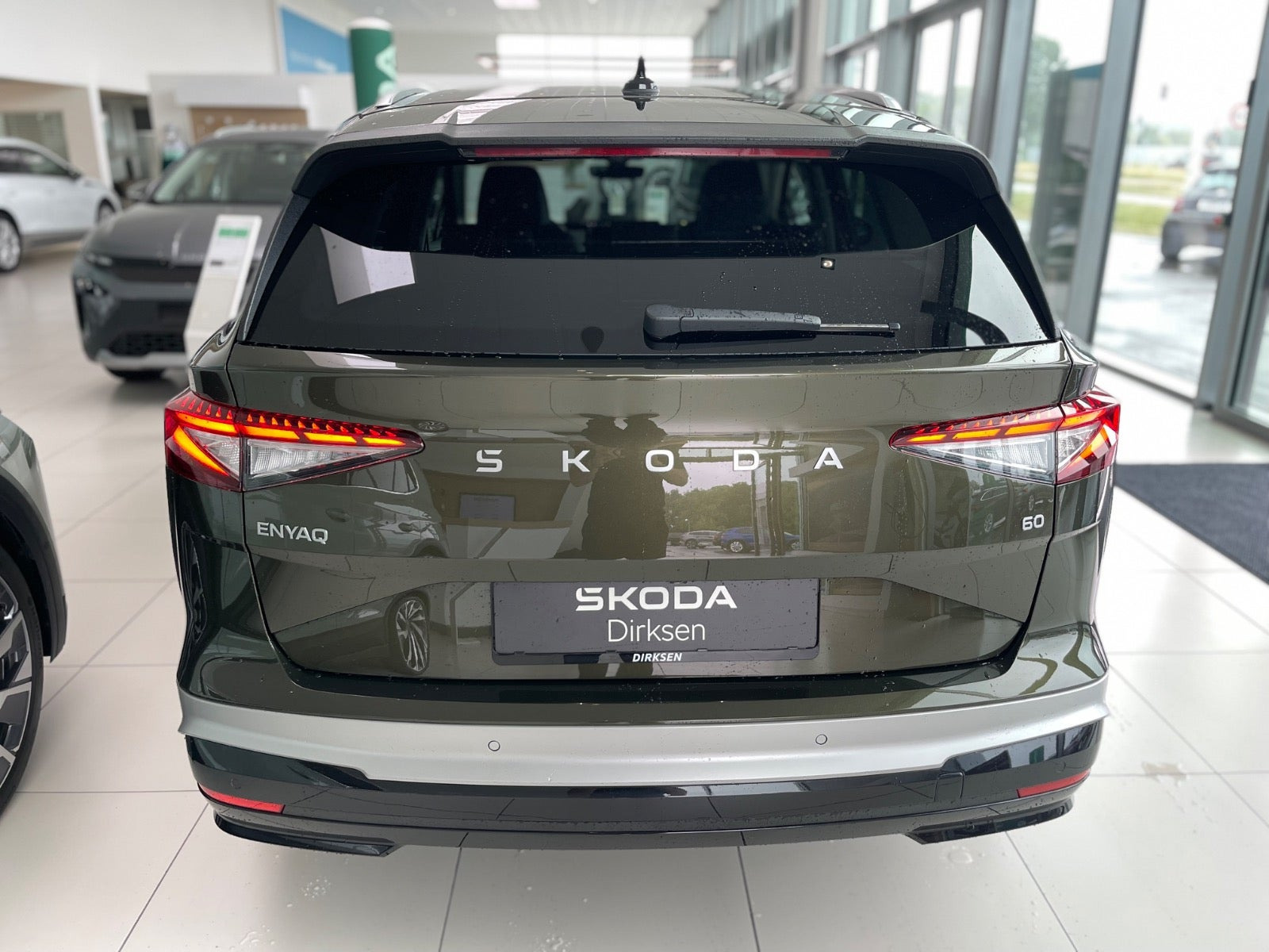 Grøn Skoda Enyaq fra 2026