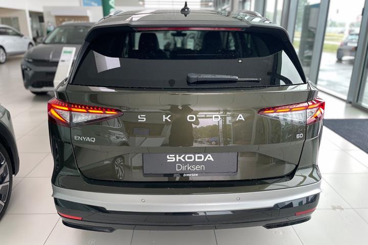 Grøn Skoda Enyaq fra 2026