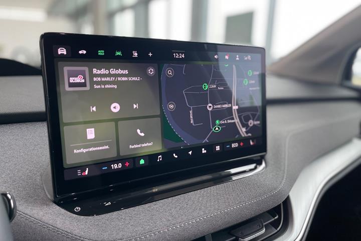 Grøn Skoda Enyaq fra 2026