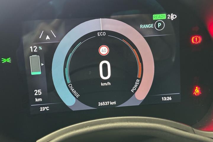Sort Fiat 500e fra 2023