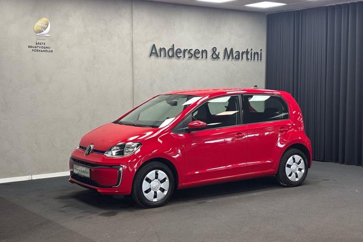 Rød VW e-up fra 2021