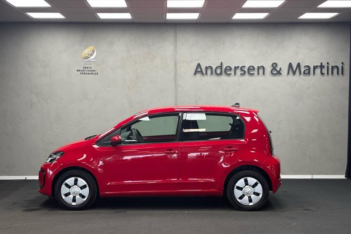Rød VW e-up fra 2021