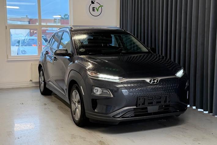 Grå Hyundai Kona fra 2020