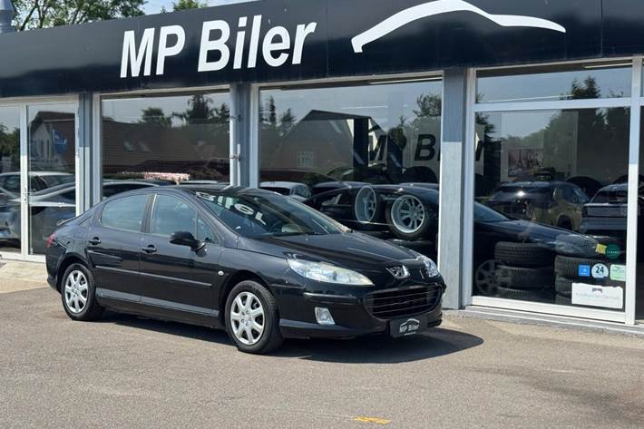 Grøn Peugeot 407 fra 2007