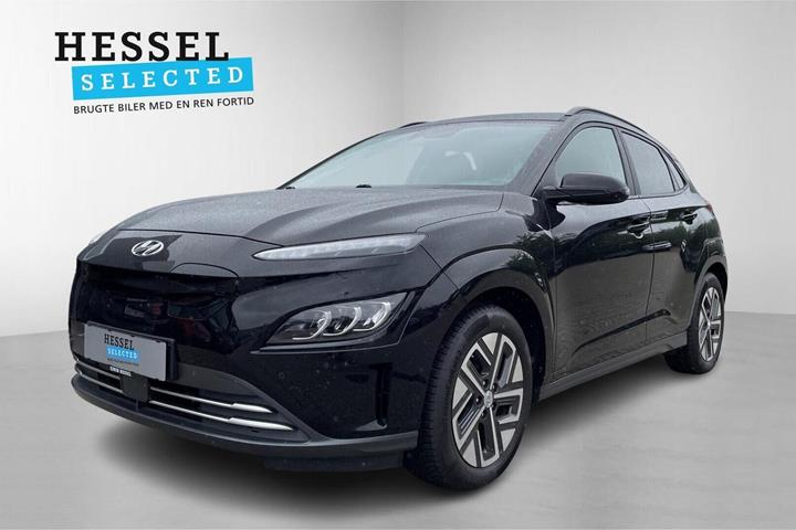 Sort Hyundai Kona fra 2021 set udefra