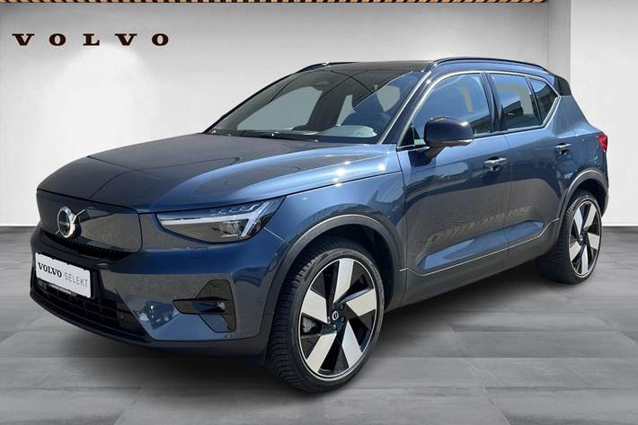 Blå Volvo EX40 fra 2026