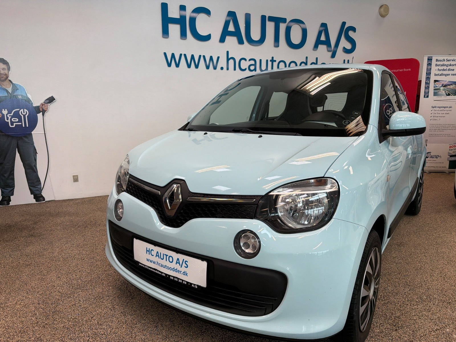 Blå Renault Twingo fra 2015