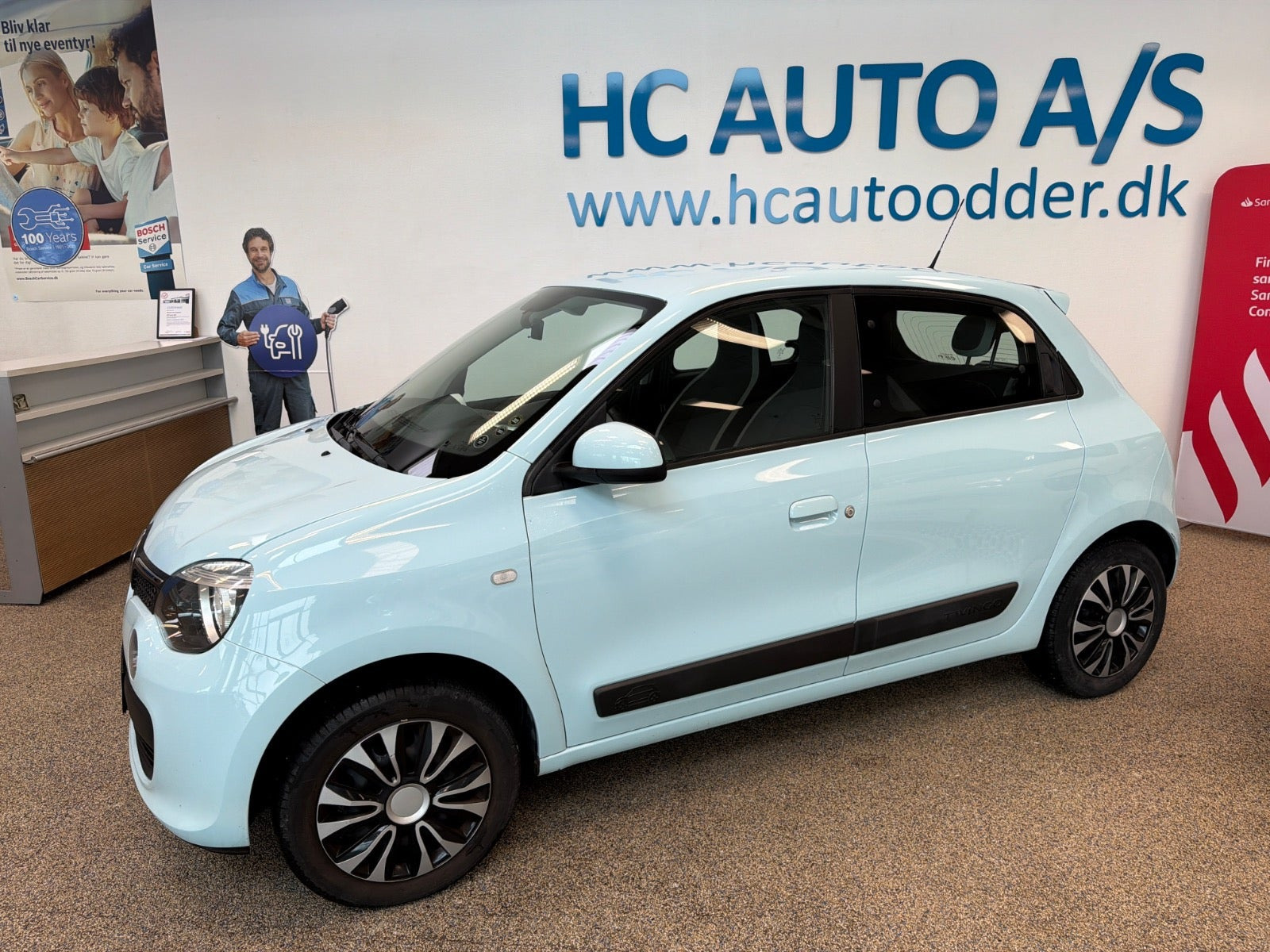 Blå Renault Twingo fra 2015