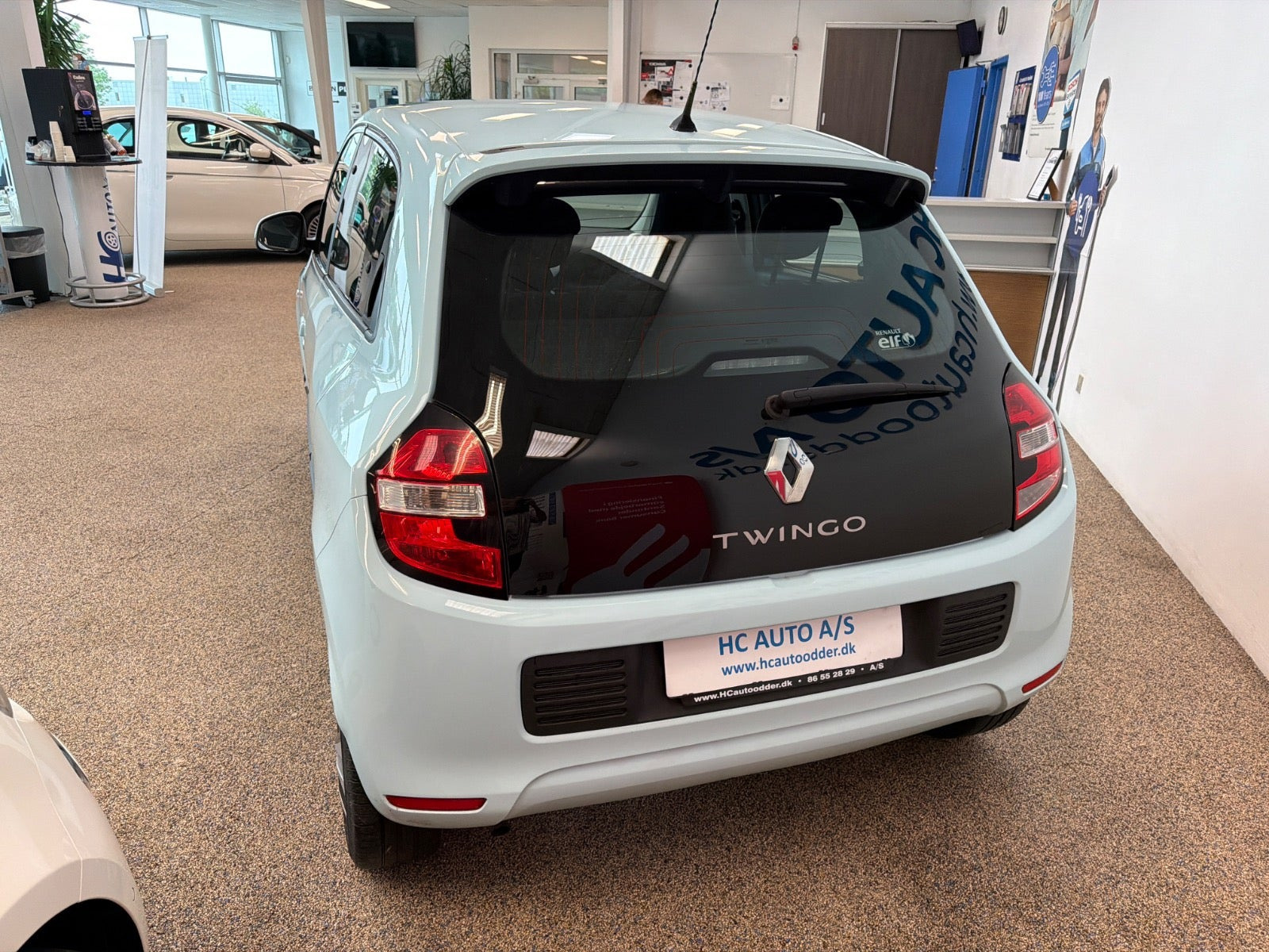 Blå Renault Twingo fra 2015