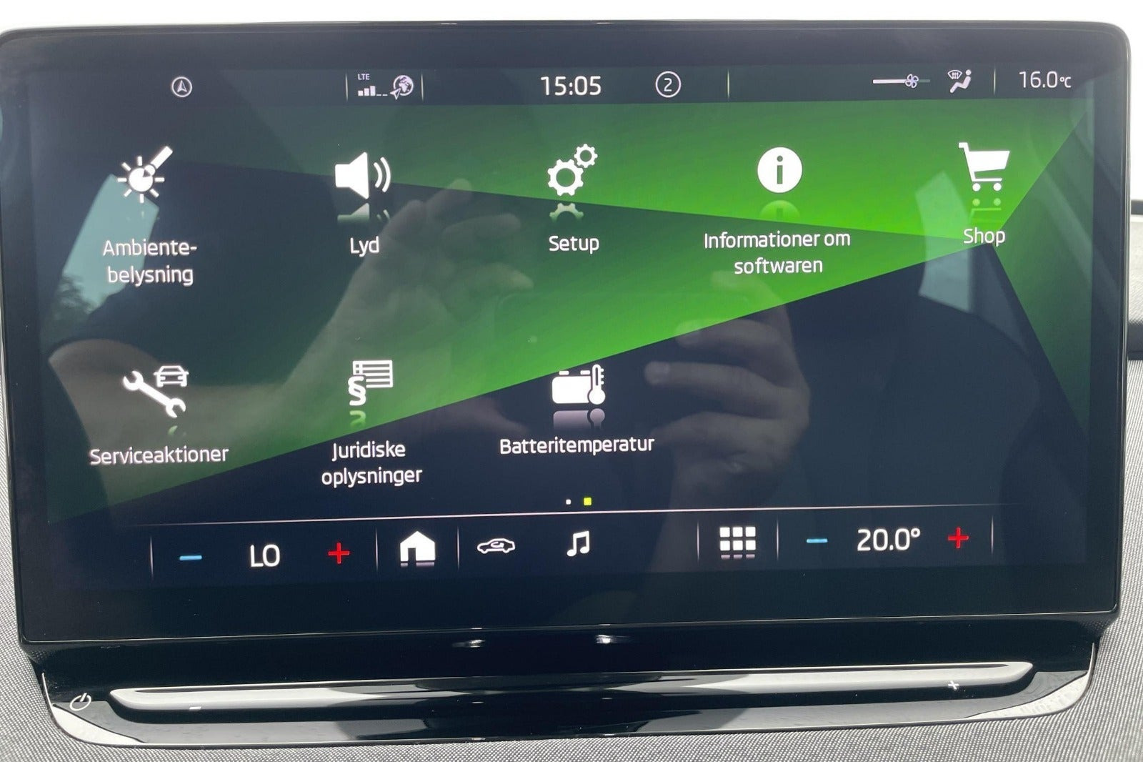 Sølv Skoda Enyaq fra 2023
