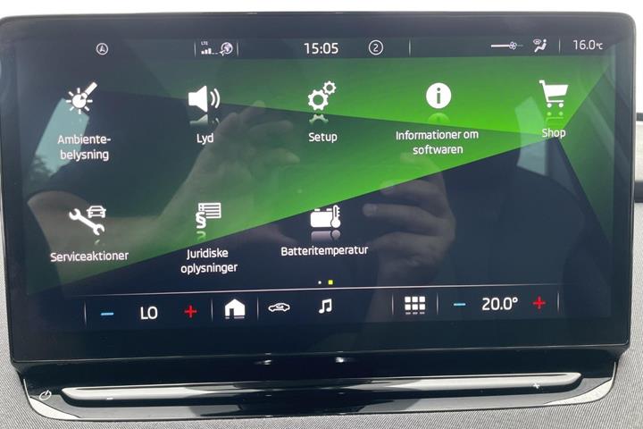 Sølv Skoda Enyaq fra 2023