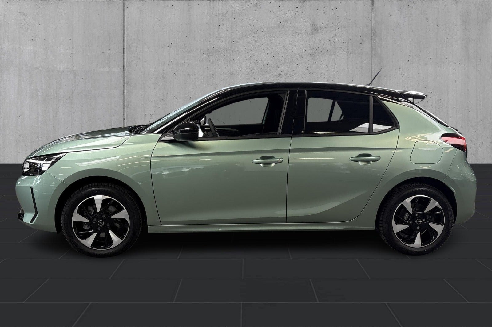 Grøn Opel Corsa-e fra 2026