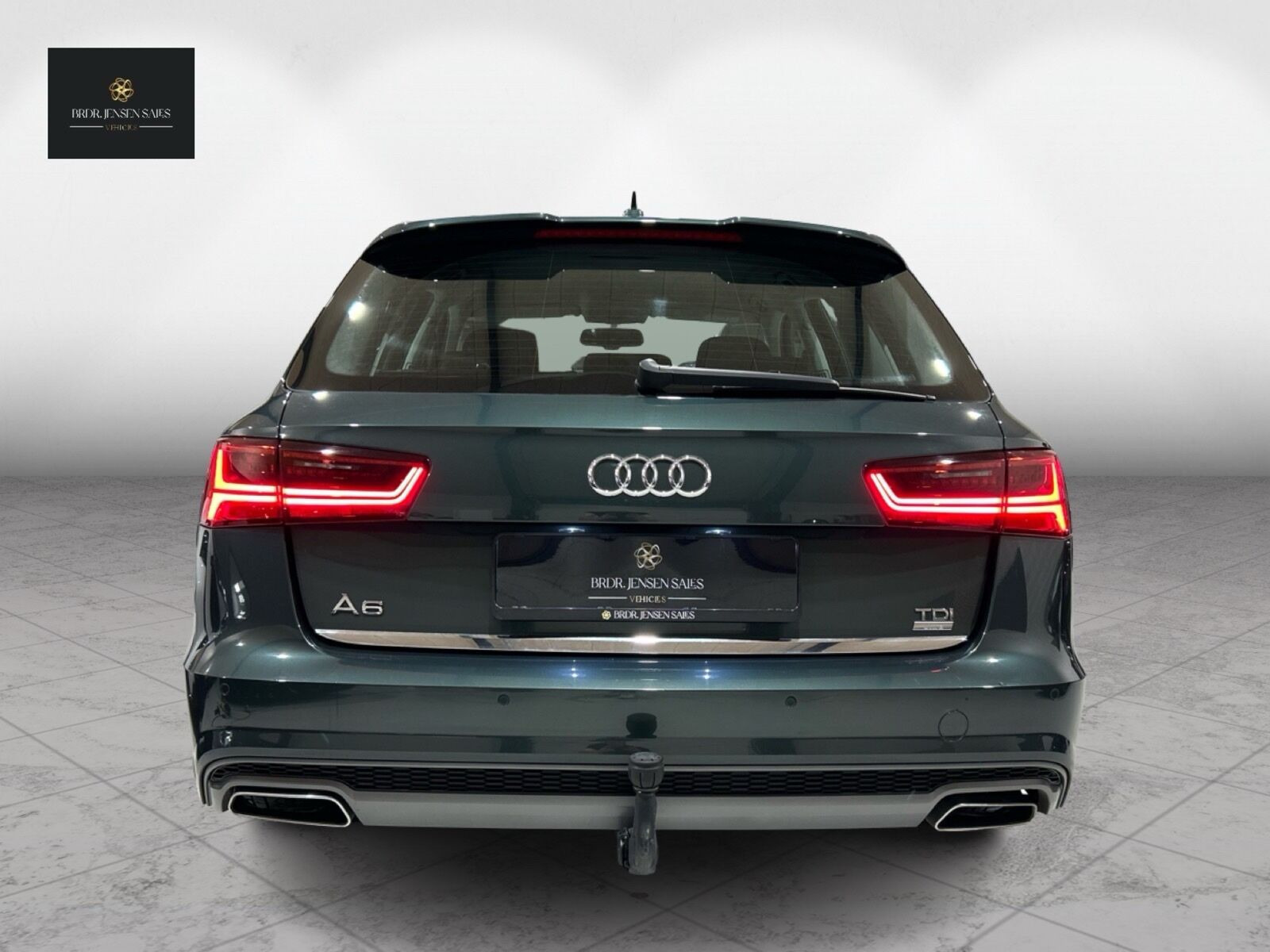 Grøn Audi A6 fra 2017