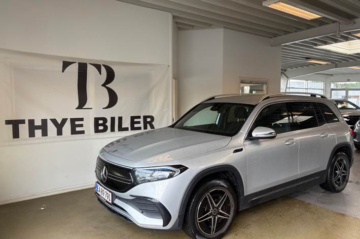 Sølv Mercedes EQB250 fra 2022
