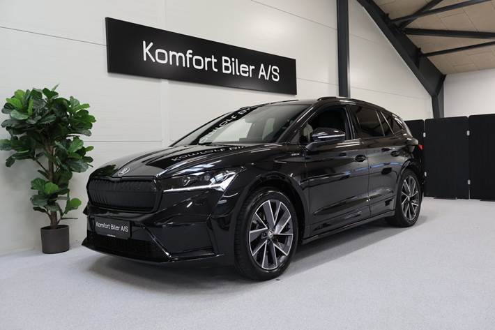 Sort Skoda Enyaq fra 2022