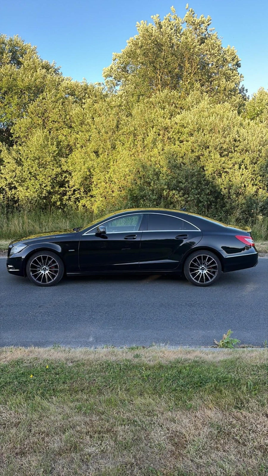 Sort Mercedes CLS350 fra 2011