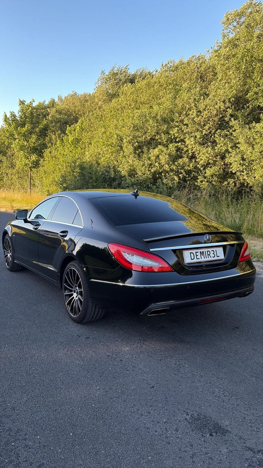 Sort Mercedes CLS350 fra 2011