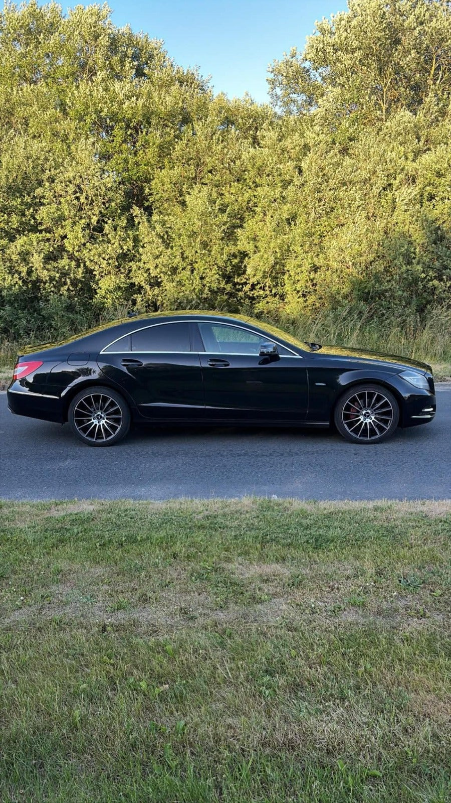 Sort Mercedes CLS350 fra 2011