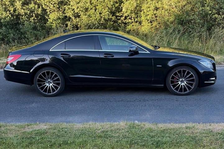 Sort Mercedes CLS350 fra 2011