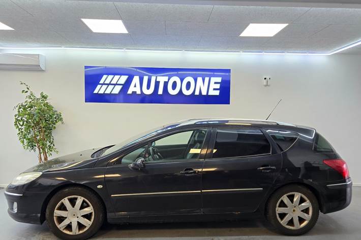 Sort Peugeot 407 fra 2005