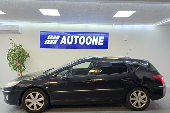 Sort Peugeot 407 fra 2005