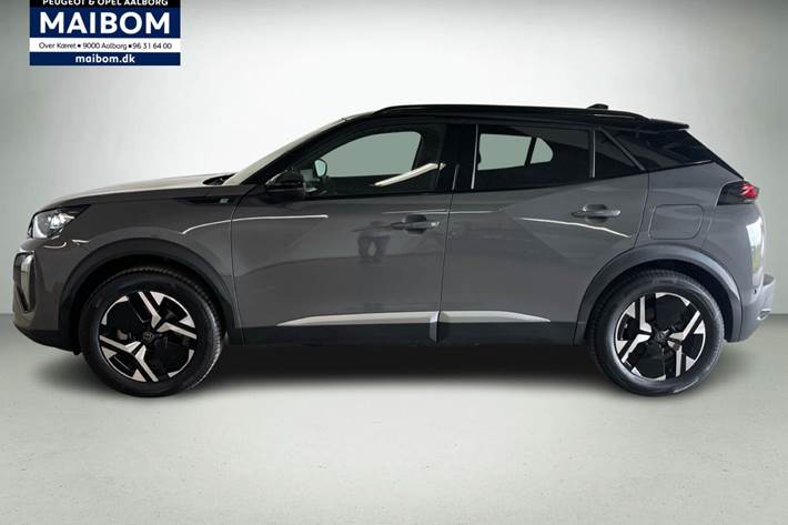 Grå Peugeot e-2008 fra 2025