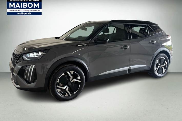 Grå Peugeot e-2008 fra 2025