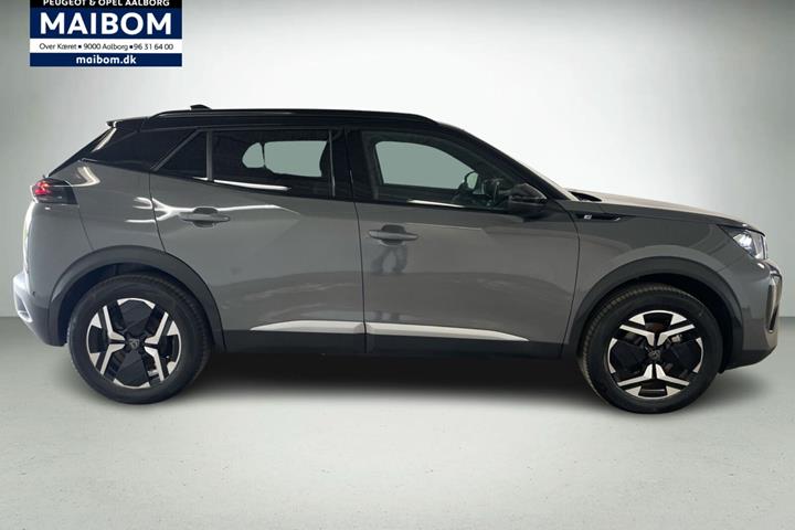 Grå Peugeot e-2008 fra 2025