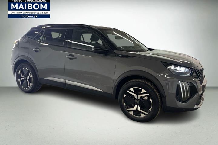 Grå Peugeot e-2008 fra 2025