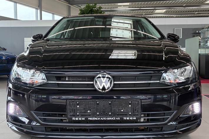 Sort VW Polo fra 2021