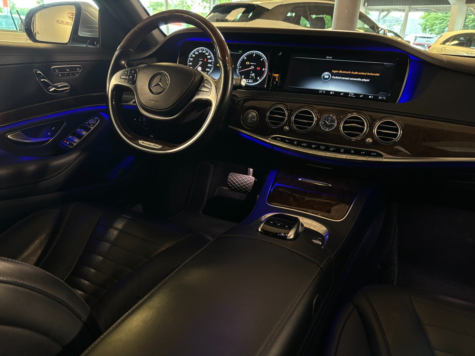 Sølv Mercedes S350 d fra 2016