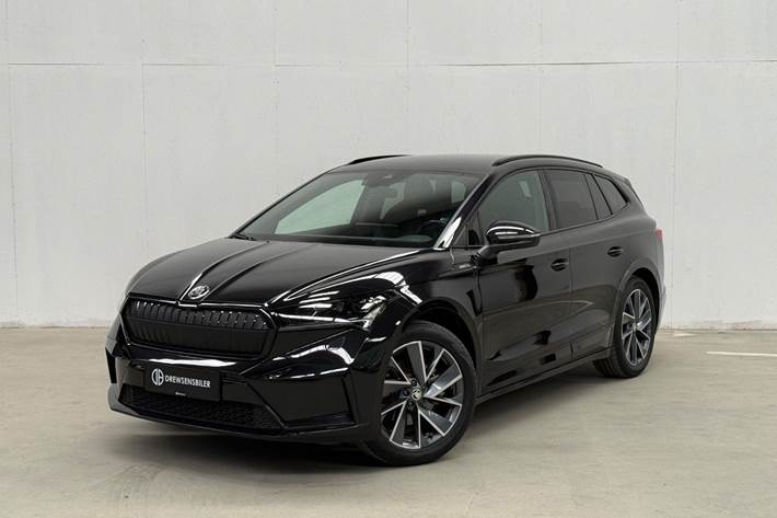 Sort Skoda Enyaq fra 2023