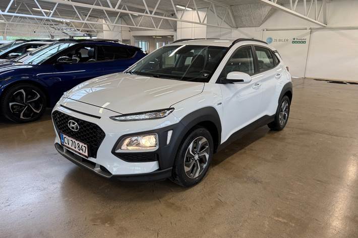 Hvid Hyundai Kona fra 2020