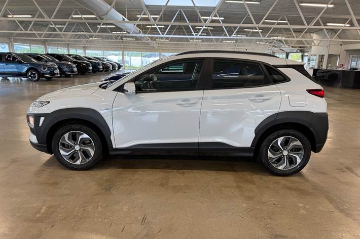 Hvid Hyundai Kona fra 2020