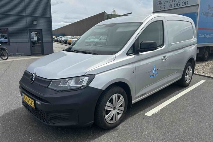 Sølv VW Caddy fra 2022