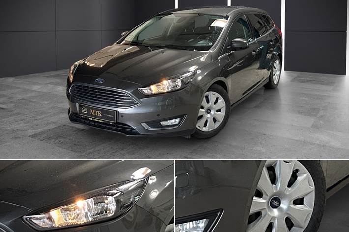 Grå Ford Focus fra 2016