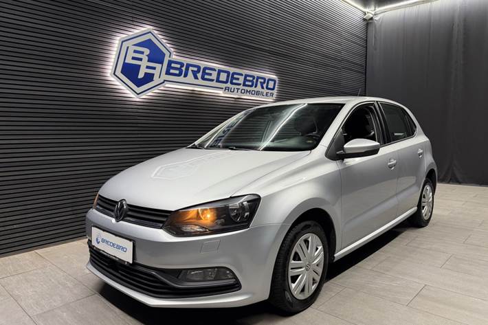 Sølv VW Polo fra 2016