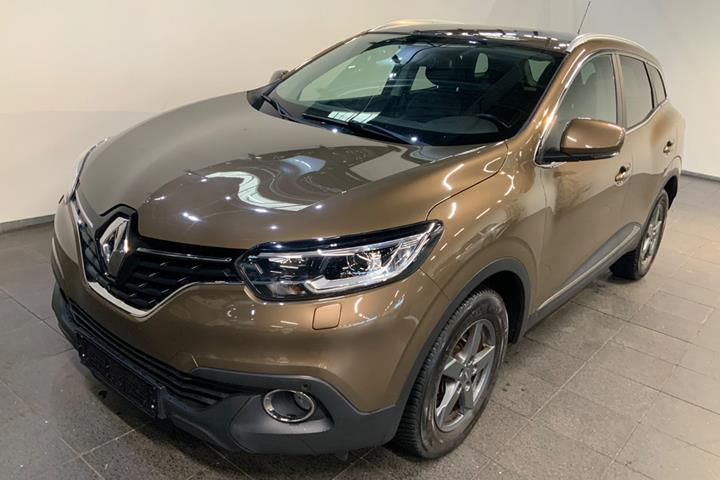 Brun Renault Kadjar fra 2018 set udefra