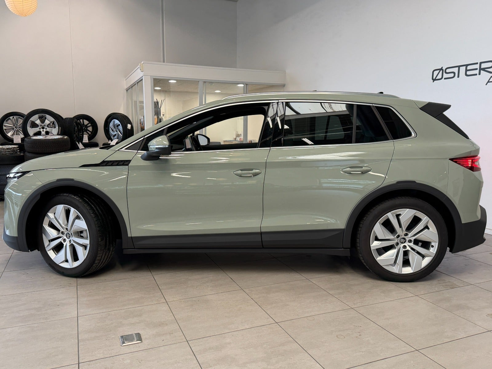 Grøn Skoda Elroq fra 2025
