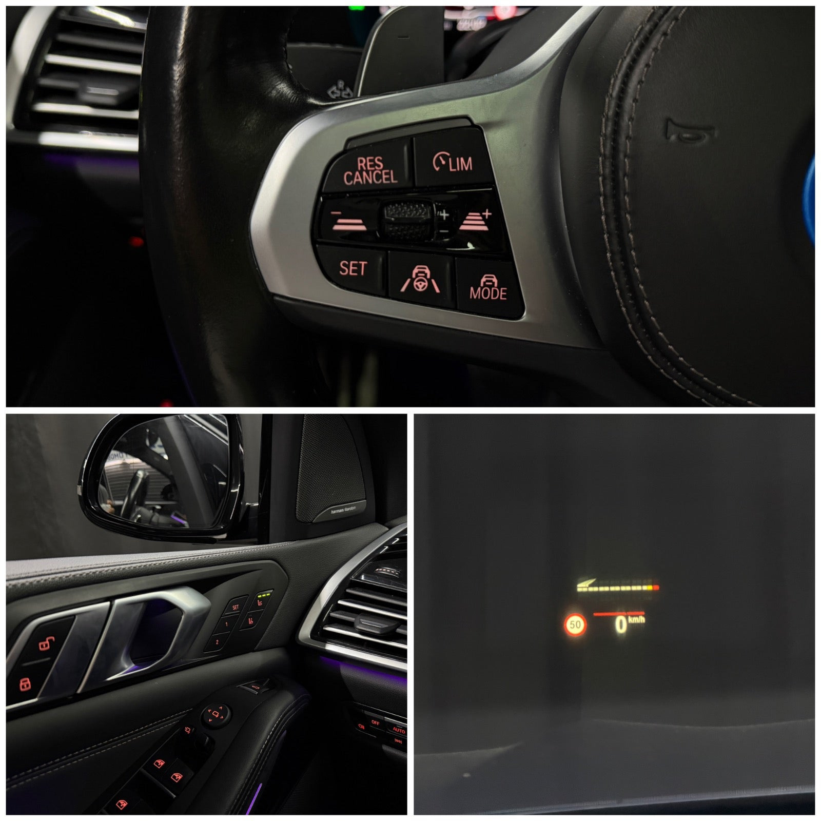 Blå BMW X5 fra 2023