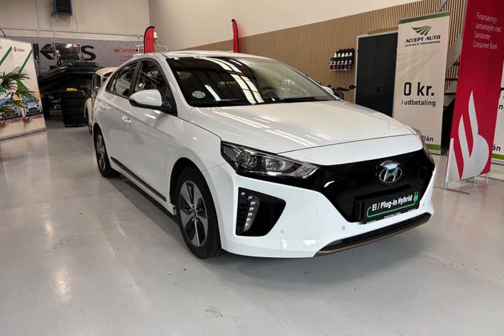 Hvid Hyundai Ioniq fra 2019