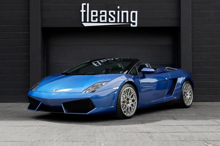 Blå Lamborghini Gallardo fra 2012